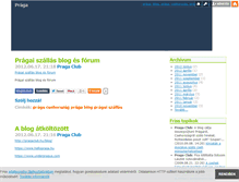 Tablet Screenshot of pragaclub.blog.hu