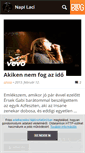Mobile Screenshot of napilaci.blog.hu
