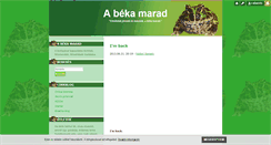 Desktop Screenshot of beka.blog.hu