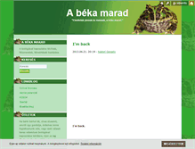 Tablet Screenshot of beka.blog.hu