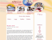 Tablet Screenshot of krecci.blog.cz
