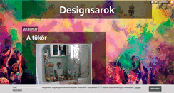 Desktop Screenshot of designsarok.blog.hu