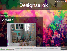 Tablet Screenshot of designsarok.blog.hu