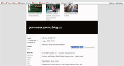 Desktop Screenshot of porno-sex-porno.blog.cz