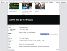 Tablet Screenshot of porno-sex-porno.blog.cz