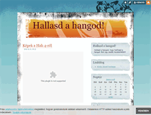 Tablet Screenshot of hallasdahangod.blog.hu
