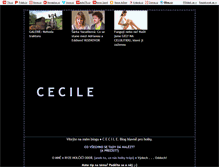 Tablet Screenshot of cecile.blog.cz