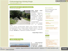 Tablet Screenshot of csikszentgyorgy.blog.hu