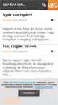 Mobile Screenshot of egyevakertben.blog.hu