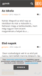 Mobile Screenshot of gyimik.blog.hu