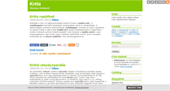 Desktop Screenshot of 1kreta.blog.hu