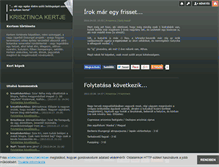 Tablet Screenshot of krisztinca.blog.hu