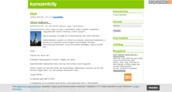 Desktop Screenshot of kunszentcity.blog.hu
