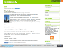 Tablet Screenshot of kunszentcity.blog.hu