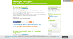 Desktop Screenshot of penzugy.blog.hu