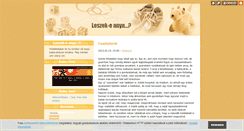 Desktop Screenshot of leszekeanya.blog.hu
