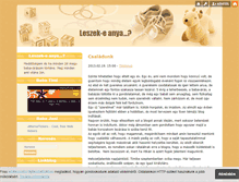 Tablet Screenshot of leszekeanya.blog.hu