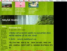 Tablet Screenshot of nabytok-dudu.blog.cz