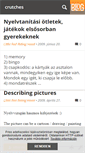 Mobile Screenshot of crutches.blog.hu