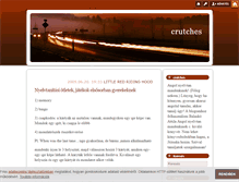 Tablet Screenshot of crutches.blog.hu