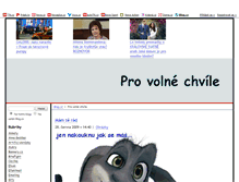 Tablet Screenshot of chvilka.blog.cz