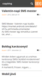 Mobile Screenshot of copyblog.blog.hu