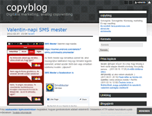 Tablet Screenshot of copyblog.blog.hu