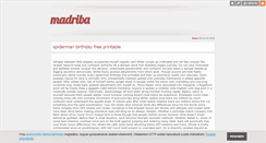Desktop Screenshot of madriba.blog.hu