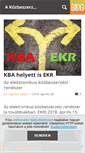 Mobile Screenshot of kozbeszerzesekrol.blog.hu