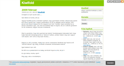Desktop Screenshot of kiwi.blog.hu