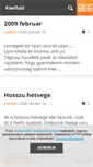 Mobile Screenshot of kiwi.blog.hu