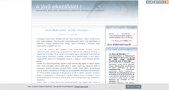 Desktop Screenshot of ajovoelkezdodott.blog.hu