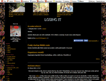 Tablet Screenshot of losing-it.blog.cz