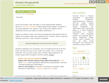 Tablet Screenshot of kampohorgaszbolt.blog.hu
