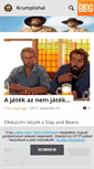 Mobile Screenshot of krumplishal.blog.hu