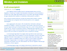 Tablet Screenshot of irodalommuveszet.blog.hu
