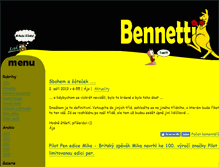 Tablet Screenshot of bennetti.blog.cz