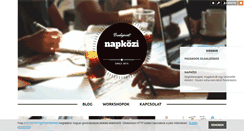 Desktop Screenshot of napkozi.blog.hu