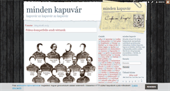 Desktop Screenshot of kapuvar.blog.hu