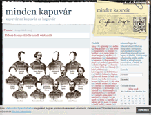 Tablet Screenshot of kapuvar.blog.hu