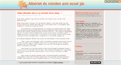 Desktop Screenshot of alberleterzes.blog.hu