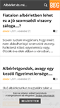 Mobile Screenshot of alberleterzes.blog.hu