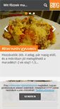 Mobile Screenshot of mitfozzekma.blog.hu