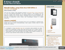 Tablet Screenshot of ekonyvolvaso.blog.hu