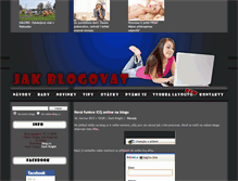 Tablet Screenshot of jak-blogovat.blog.cz