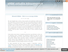 Tablet Screenshot of konyvespolc.blog.hu