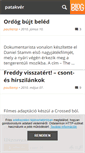 Mobile Screenshot of lugosibela.blog.hu