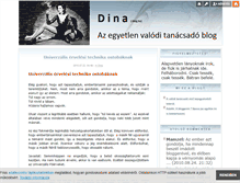 Tablet Screenshot of dina.blog.hu