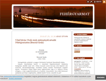 Tablet Screenshot of fehergyarmat.blog.hu