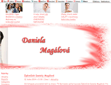 Tablet Screenshot of daniela-magalova.blog.cz